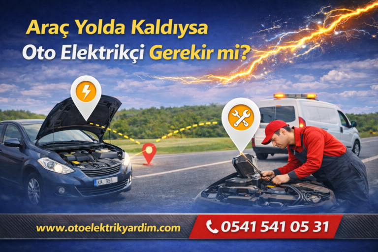 Araç Yolda Kaldıysa Oto Elektrikçi Gerekir mi