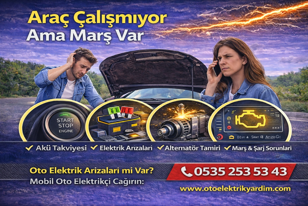 Araç Çalışmıyor Ama Marş Var: Oto Elektrikçi Çözümleri