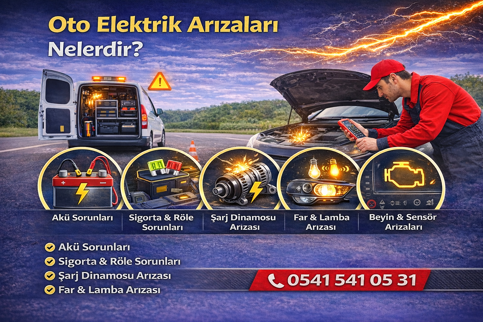 Oto Elektrik Arızaları Nelerdir