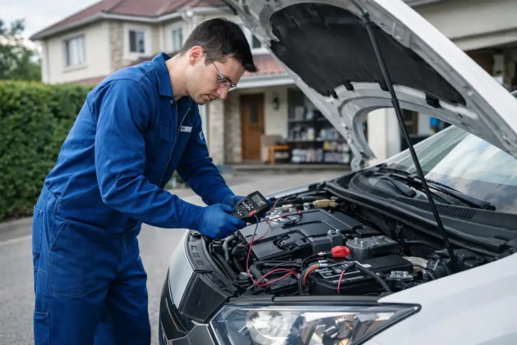 evde oto elektrik hizmeti nedir araç elektrik arızasına yerinde müdahale eden mobil oto elektrik ustası